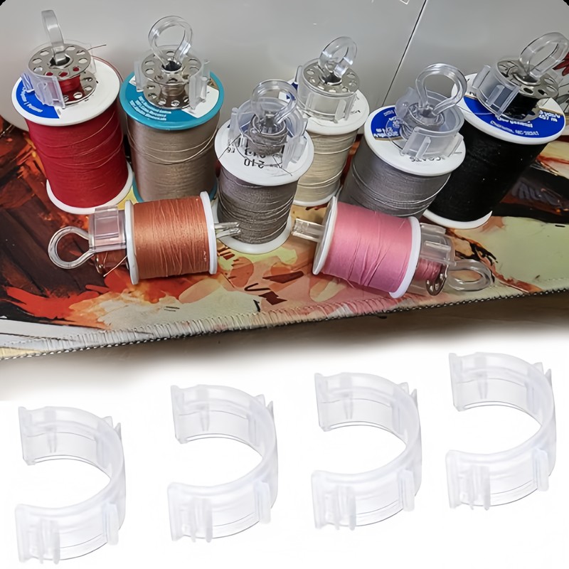 Embroidery Thread - 64 peças de Suportes Transparentes para