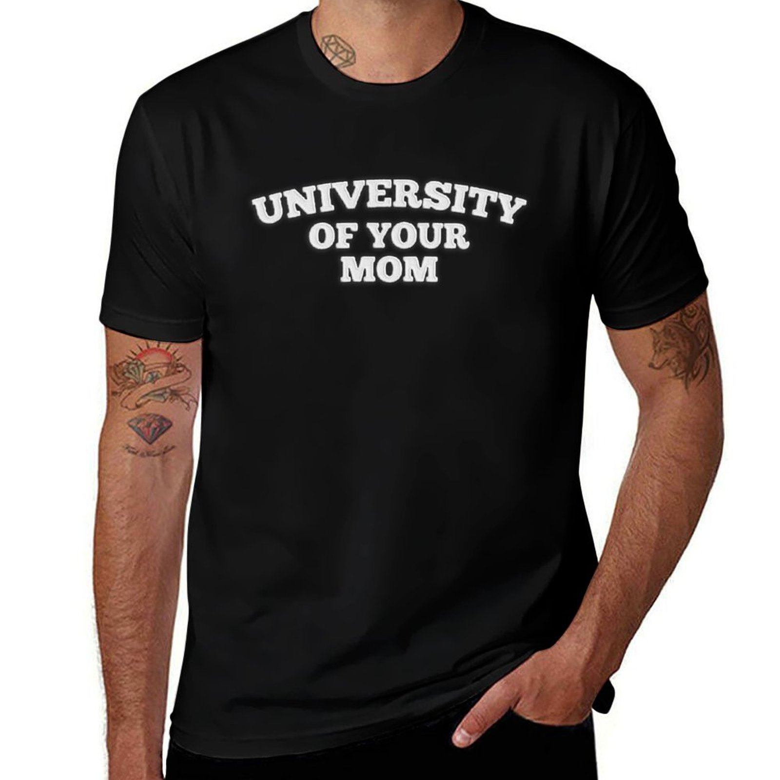 Embroidery University - Camiseta com estampa de bordado da
