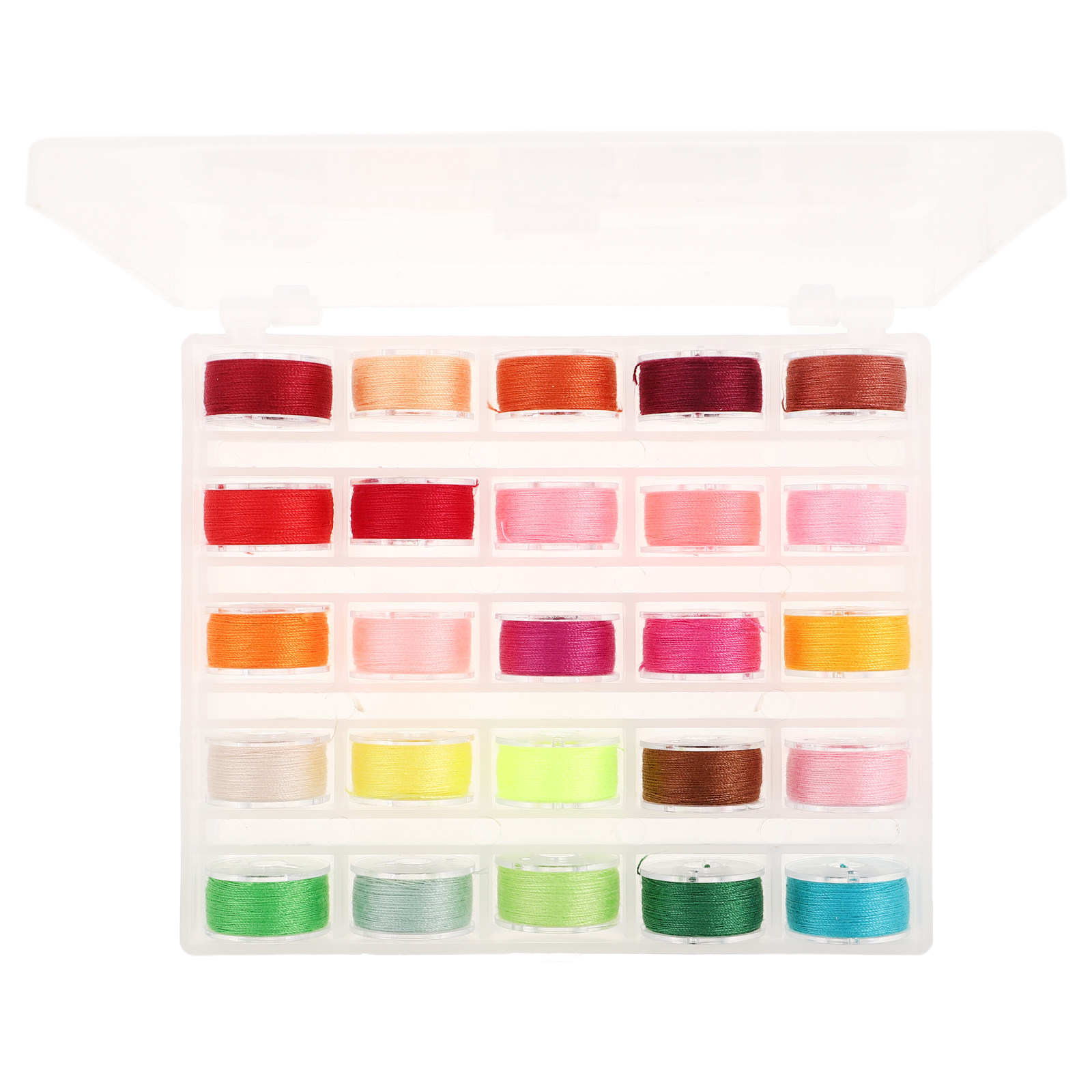Embroidery Thread - 25 Peças de Bobinas e Fios