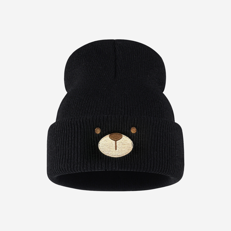 Embroidery Gift - Gorro de Tricô Encantador para Crianças