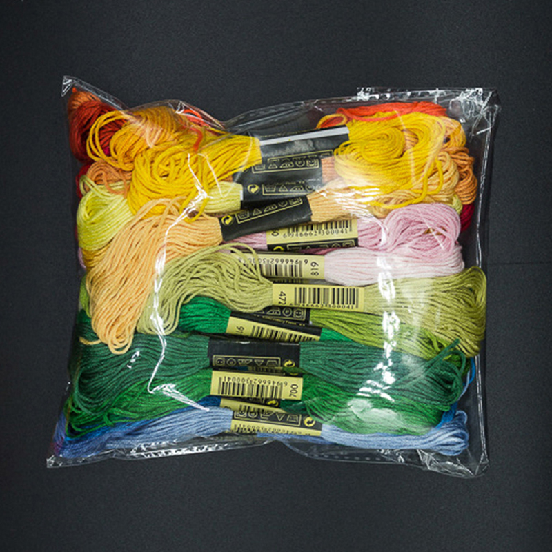 Embroidery Yarns - Kit de Fios de Algodão Multicoloridos