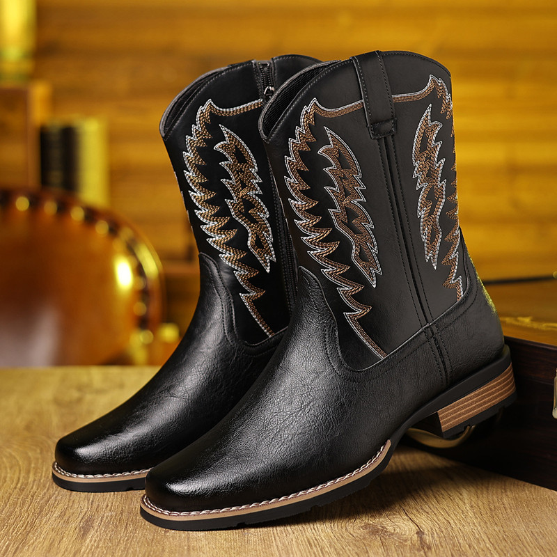 Botas de Cowboy Ocidentais Mas - Embroidery Yes avaliação e preço
