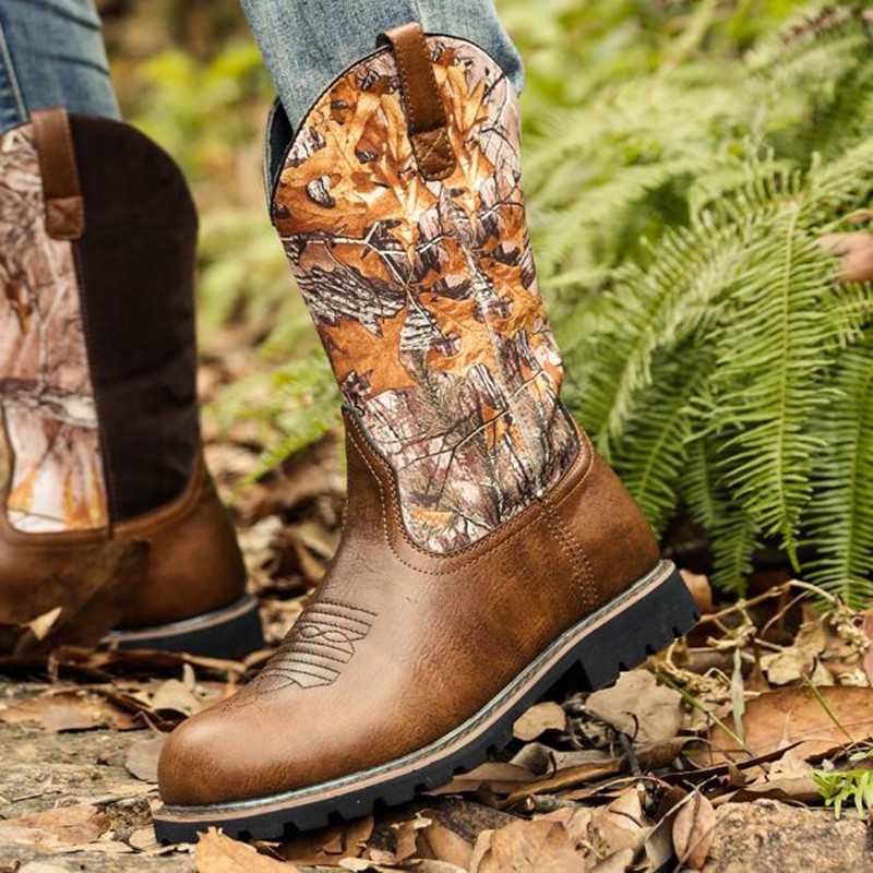 Botas de cowboy masculinas gót - Embroidery Yes avaliação e preço