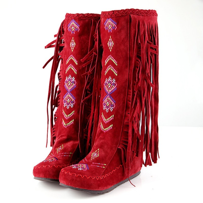 Botas Femininas de Cano Longo  - Embroidery Yes avaliação e preço