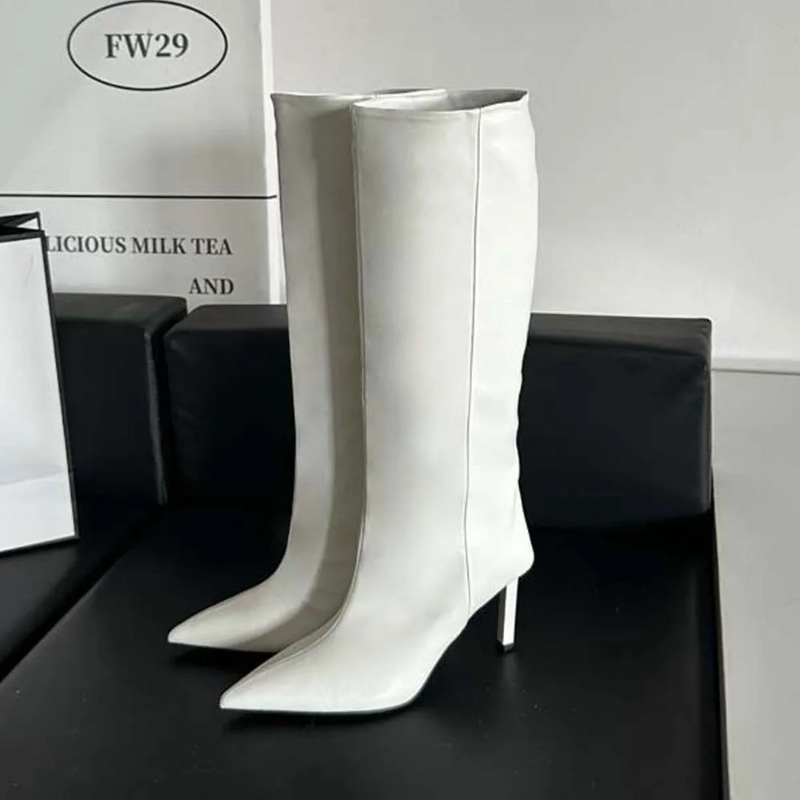 Mulheres de luxo botas longas  - Embroidery Yes avaliação e preço