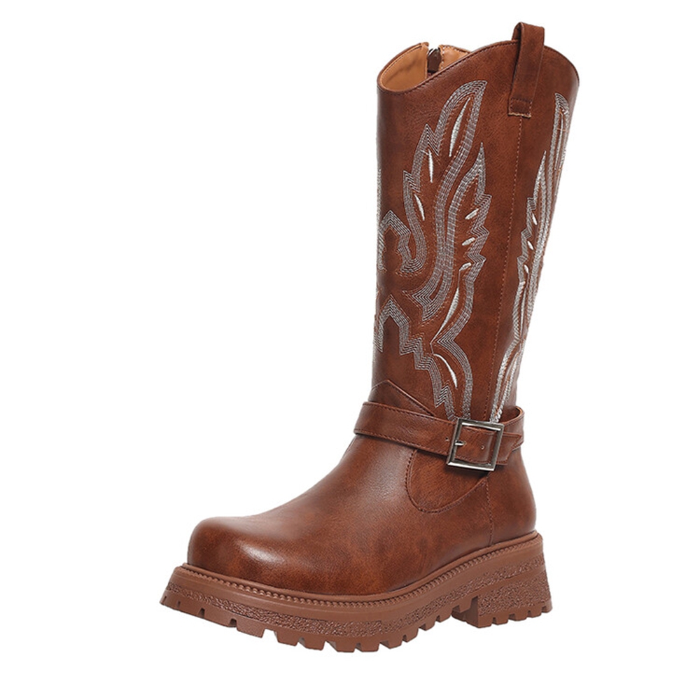 Mulheres joelho botas altas sa - Embroidery Yes avaliação e preço