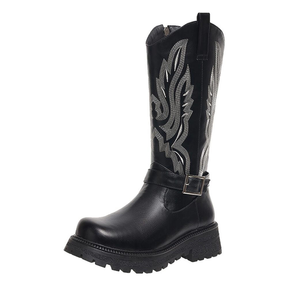 Mulheres joelho botas altas sa - Embroidery Yes avaliação e preço