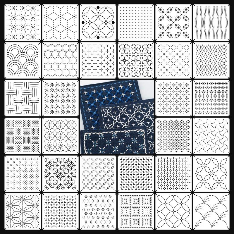 9/32 Peças Molde de Bordado Sa - Embroidery Gift avaliação e preço