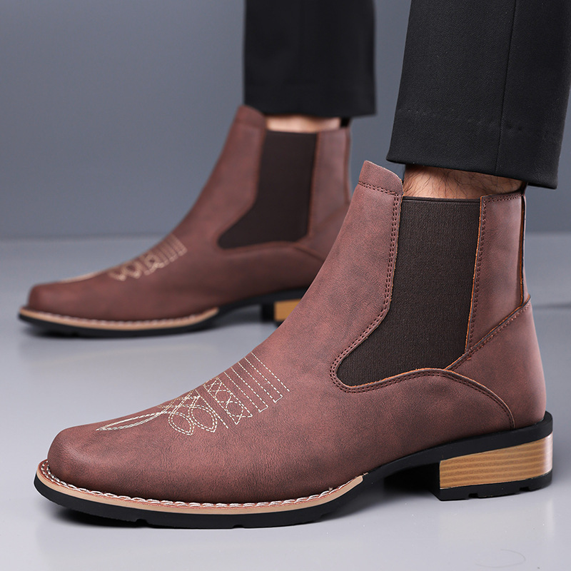Botas Chelsea Masculinas de Al - Embroidery Yes avaliação e preço