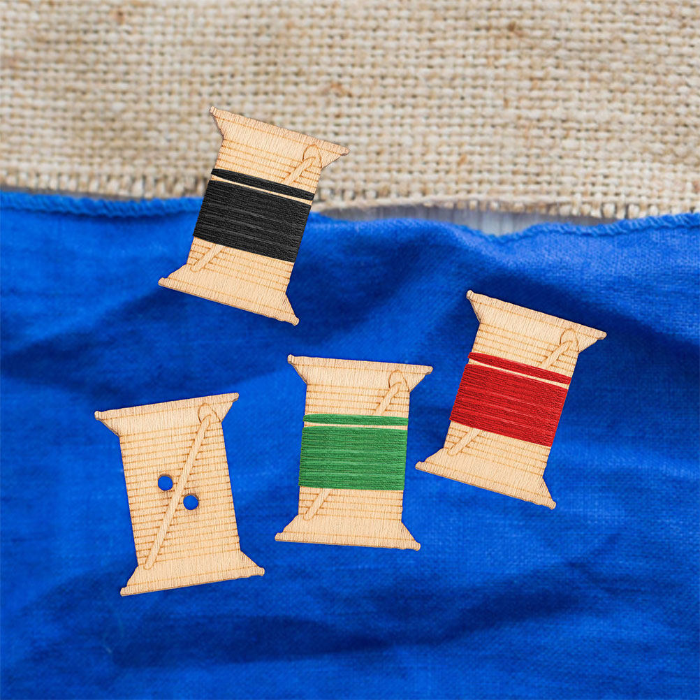100 Peças de Placas de Madeira - Embroidery Thread avaliação e preço