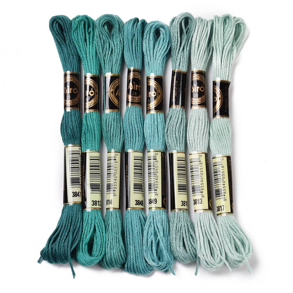 1 Conjunto com 8 Meadas de Lin - Embroidery Thread avaliação e preço