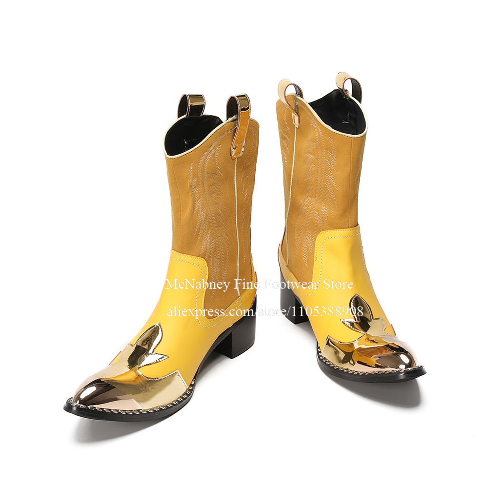 Botas Masculinas de Cano Médio - Embroidery Yes avaliação e preço